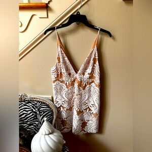 Free People white sequin dress. Size 6. So gorgeous on.